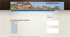 Desktop Screenshot of golfouestplus.golfouest.fr